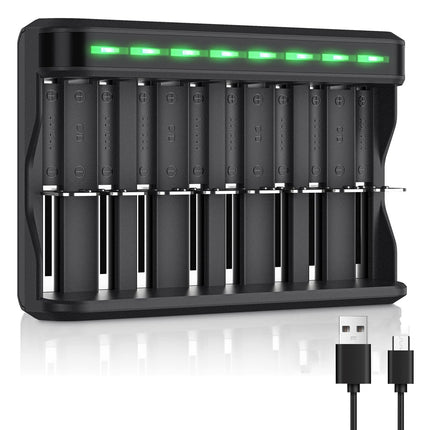 Universal Battery Charger, BONAI Battery Charger LED USB Intelligent Battery Charger Fast Smart Battery Charger for AA AAA CD NI-MH/NI-CD Rechargeable Batteries