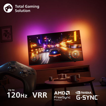 Philips Ambilight 77OLED760 4K OLED nutiteler - 77-tolline ekraan P5 AI Perfect Picture Engine Ultra HD, Titan OS, Dolby Vision ja Atmos heliga - töötab Alexa ja Google Assistantiga
