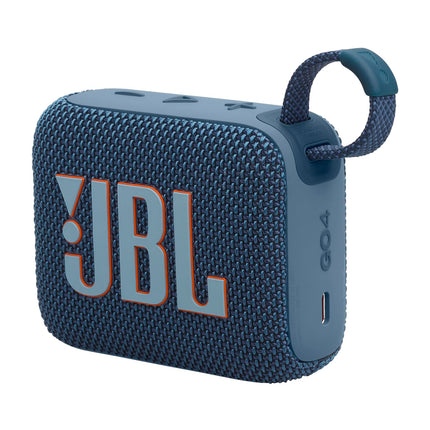 JBL Go 4 - Blue – Portable Bluetooth speaker with JBL Pro Sound, deep bass and playtime boost function – Waterproof and dustproof – 7 h battery life