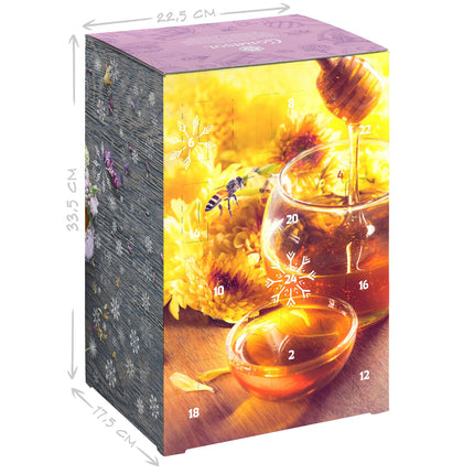 Corasol Premium Honey World Tour Advent Calendar with fine classics &amp; special rarities (1200 g)