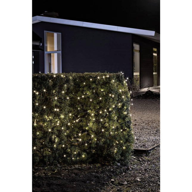 Konstsmide 3730-100 LED-haldjasvalgustid / õue (IP44) / patareidega: 4xD 1,5 V (välja arvatud) / valgussensoriga, 6h ja 9h taimeriga / 240 dioodi / must kaabel, soe valge