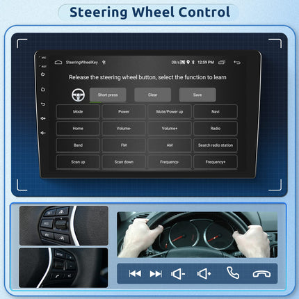 【8-tuumaline 4+64G】 Hodozzy Carplay autoraadio Citroen Jumpy 3/Peugeot Expert/Toyota Proace jaoks, 9-tolline puutetundliku ekraaniga Android-autoraadio koos Android Auto/WiFi/GPS/RDS/FM/Bluetooth/USB+tagurduskaameraga