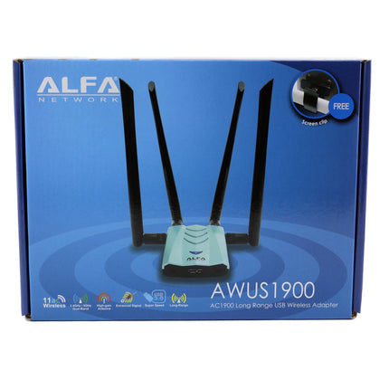 ALFA NETWORK AWUS1900 802.11ac ülikiire USB-adapter