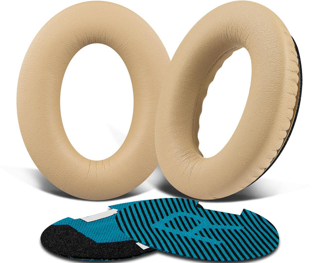SoloWIT vahetuskõrvapadjad Bose QuietComfort 15 QC15 QC25 QC2 QC35/Ae2 Ae2i Ae2w/SoundTrue ja SoundLink kõrvaümbruse kõrvaklappidele, vahetuskõrvapadjad pehmema proteiinnahaga