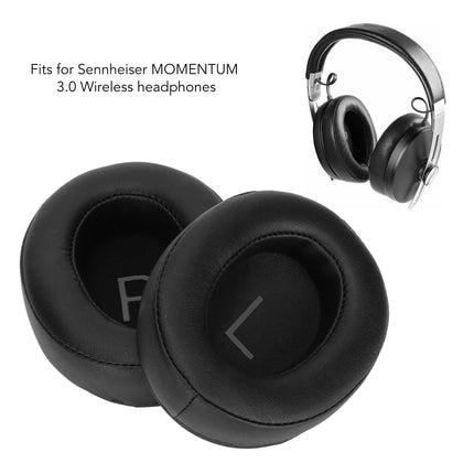 Sennheiser Momentum 3.0 juhtmevabade kõrvaklappide vahetuskõrvapadjad, kõrvaklappide kõrvapadjad, vahetus, professionaalsed valguga nahast kõrvapadjad, kõrvaklappide kõrvapadjad, Sennheiseri peakomplekti padja vahetus
