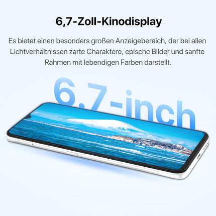 UMIDIGI F3 Android nutitelefon ilma lepinguta, 8GB+128GB, FHD+ 6.78" ekraan, Helio P70 NFC mobiiltelefon ilma lepinguta, 48MP AI kolmekordne kaamera, 5150mAh aku 18W kiirlaadimisega, sõrmejäljelugeja/OTG/kaks SIM-kaarti