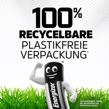 Energizer Alkaline Power AA Batteries (24 Pack) - High-Performance 1.5V Batteries - Batteries for Home and Office - 100% Plastic-Free Recyclable Packaging - 7-Year Shelf Life [Exclusively at Amazon]