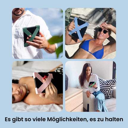 Kindle'i ja Kobo käepaela lisatarvik – Paperwhite 2024 ja 2021, Signature, Colorsoft – 2 rihma – Kerge käepide mugavaks lugemiseks – Suur – Sage
