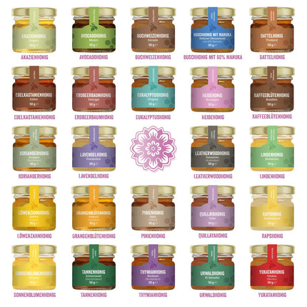 Corasol Premium Honey World Tour Advent Calendar with fine classics &amp; special rarities (1200 g)