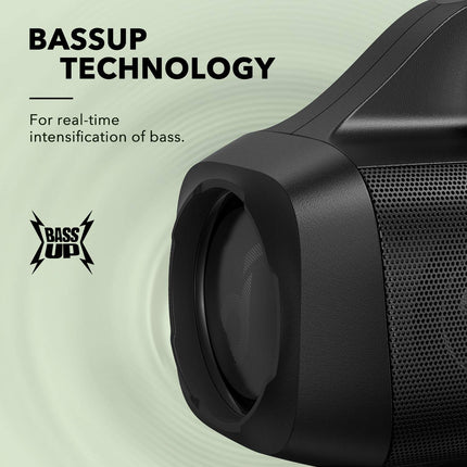 Soundcore Motion Boom Bluetooth speaker by Anker, with titanium audio drivers, BassUp technology, IPX7 water protection, 24h battery, ideal for outdoors, garden, beach