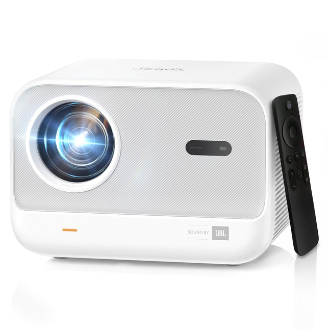 JBL-i projektori heli, 700 ANSI 1080P natiivprojektor, Yaber L2s sujuva autofookusega nutiprojektor, videoprojektor WiFi6 ja Bluetooth 5.1 kodukino projektoriga mobiiltelefonile/sülearvutile, ühildub teleripulgaga