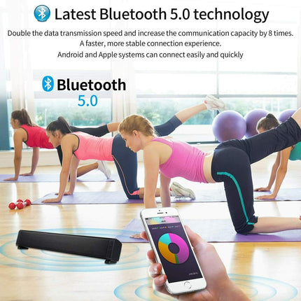 Yangers juhtmevaba Bluetooth 5.0 heliriba kõlar telerile koos puldiga, tõeliselt juhtmevaba 20W USB laetav, sisseehitatud mikrofon kodukino, heli, arvuti, teleri, telefoni, sülearvuti jaoks
