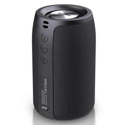 ZEALOT Bluetooth-kõlar, Bluetooth-muusikakarp USB/TF-kaardi/AUX-iga, IPX5 veekindlusega Bluetooth-karp, 12-tunnine mänguaeg, kahekordne sidumine, kaasaskantav juhtmevaba kõlar koju ja õue - must