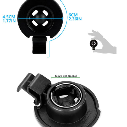 Garmin Nuvi GPS-i autohoidik - iminapkinnitus esiklaasile ja armatuurlauale Drive OTR 500 610 51 52 54 55 56 57 58 60 61 62 65 66 67 68 LM/LMT jaoks (2 tk pakis)