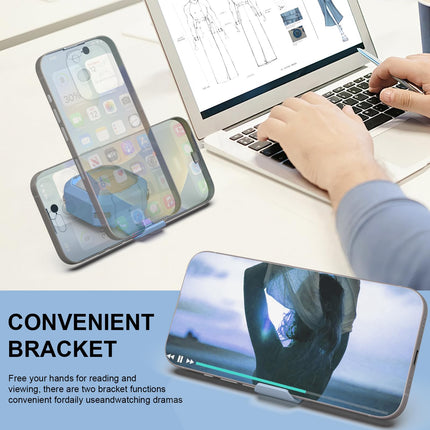 MHYALUDO 【Upgrade】Läbipaistev kaitseümbris turvalise sulguriga, ühildub Galaxy Buds FE (2023)/Galaxy Buds 2 Pro ümbrisega (2022)/Galaxy Buds Pro / 2 (2021)/Galaxy Buds Live (2020), taevasinine