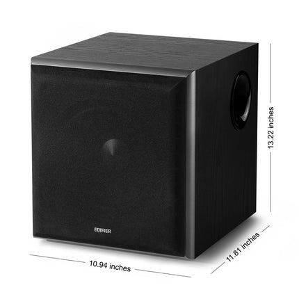 Edifier T5 aktiivsubwoofer - 8-tolline draiver - 70 vatti (must)