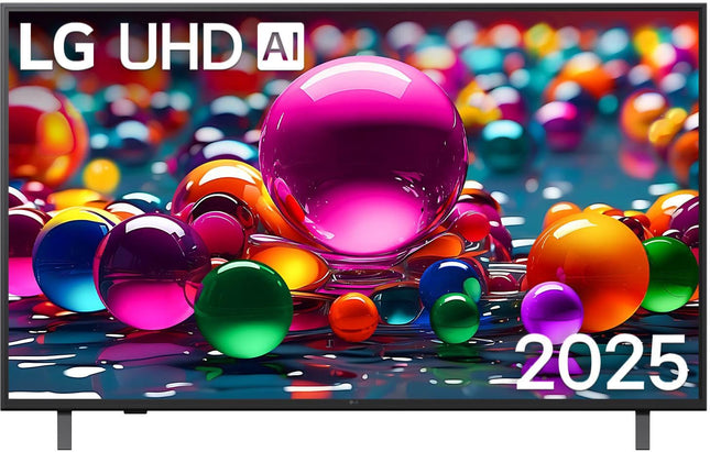 LG 50UA75006LA 50-tolline (127 cm) 4K UHD tehisintellektiga teler (α7 Gen8 4K tehisintellektiga protsessor, webOS 25, 60 Hz) [mudeliaasta 2025]