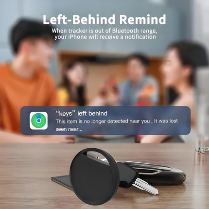 4PCS Air Tag Key Finder, Air Tag Tracker KeyFinder Smart Bluetooth Tag, Waterproof Item Finder Mini Tracker Compatible with Apple Where Is It? APP (iOS only) for Suitcases, Bags, Luggage, Passports