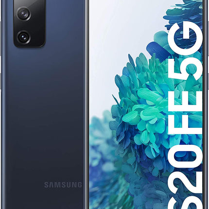 Samsung Galaxy S20 FE 5G Smartphone, 6.5-inch Super AMOLED Display, 4,500 mAh Battery, 32MP Selfie Camera, Fan Edition - German Version (128GB with 5G, Cloud Navy), SM-G78