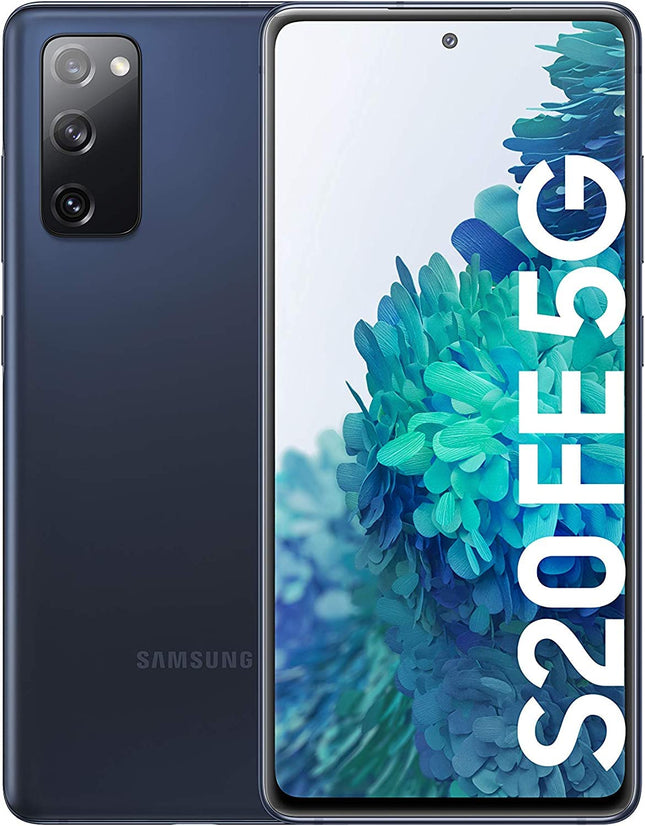 Samsung Galaxy S20 FE 5G Smartphone, 6.5-inch Super AMOLED Display, 4,500 mAh Battery, 32MP Selfie Camera, Fan Edition - German Version (128GB with 5G, Cloud Navy), SM-G78