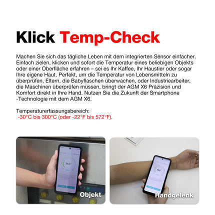 AGM X6 5G õuetelefon ilma lepinguta nutikella ja kõrvaklappidega, 8GB+128GB/512GB, 6,78'' FHD+ ekraan, Android 14 vastupidav veekindel nutitelefon, 50MP+16MP, topelt-SIM/Face ID/5000mAh aku, must