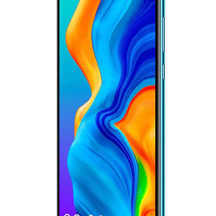 Huawei P30 Lite debloqué 4G nutitelefon (6,15 tolli - 128 GB - topelt nano-SIM - Android 9.0) paabulinnu sinine [Prantsuse versioon]