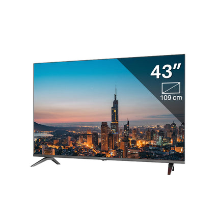 TEEVIEW TV43QQG-EU 43" Google Smart QLED 4K UHD TV, Wi-Fi, Bluetooth, 3x HDMI, Triple Tuner, Voice Control, Integrated Streaming Apps
