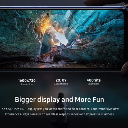 OUKITEL Android 12 Smartphone without Contract C31 PRO, 4GB+64GB, DUAL SIM+SD (3 Card Slots), Helio P22 Qcta-Core Budget Phone, 5150mAh Battery, 6.52'' HD+, 5MP+13MP Camera, Fingerprint Blue