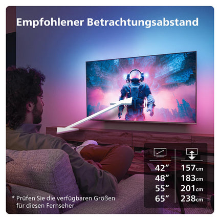 Philips Ambilight 65OLED809 4K OLED nutiteler - 65-tolline ekraan P5 AI Perfect Picture'i, Ultra HD Google TV, Dolby Visioni ja Dolby Atmose heliga - töötab Alexa ja Google Voice Assistantiga