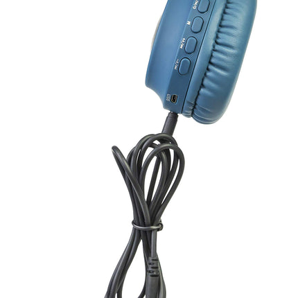 PowerLocus laste kõrvaklapid Bluetooth, laste kõrvaklapid 85db helitugevuse piirajaga LED-valgusega, kokkupandav HD stereo, juhtmevaba ja juhtmega, sisseehitatud mikrofon mobiiltelefoni, tahvelarvuti, arvuti ja teleri jaoks