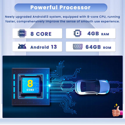 [8-tuumaline 4+64GB] Android 13 autoraadio, juhtmevaba CarPlay Android Auto, Renault Logan 1 Sandero 2009-2015 Largus Dacia Duster raadio, 9-tolline ekraan, Bluetooth, Mirror Link, GPS WiFi DSP FM SWC USB