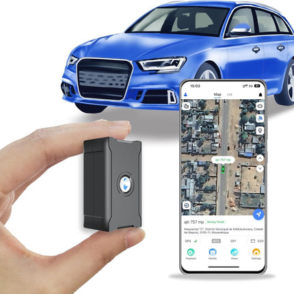Wanwaytech GPS Car Tracker with Magnet, GPS All-Round Finder, Live Tracking Transmitter for Cars, 6000 mAh Battery, Instantly Updates in 10 Seconds, App Subscription Required (S20UN-FR#FBA)