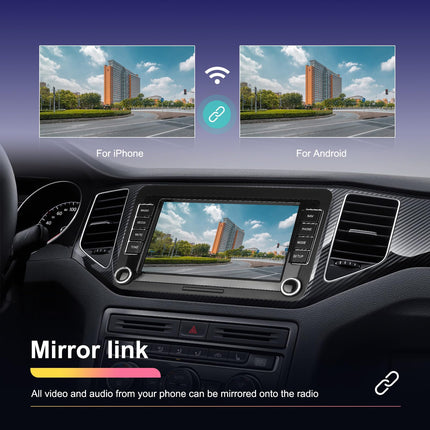 [1+32G] CAMECHO Android 13 autoraadio VW Golf 5 6 Touranile Polo Touranile, raadio navigatsiooniga, 7-tolline puutetundlik ekraan, autoraadio Bluetoothi, RDS, FM navigatsiooni, GPS, WiFi, USB, Canbus-p2