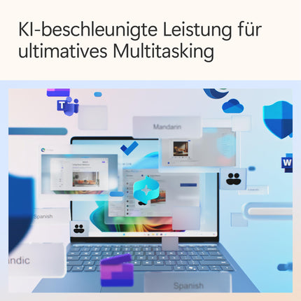 Microsoft Surface'i sülearvuti | Copilot+ PC | 13,8-tolline puuteekraan | Snapdragon® X Plus (10 südamikku) | 16 GB RAM | 256 GB SSD | Uusim mudel, 7. väljaanne | Platinum