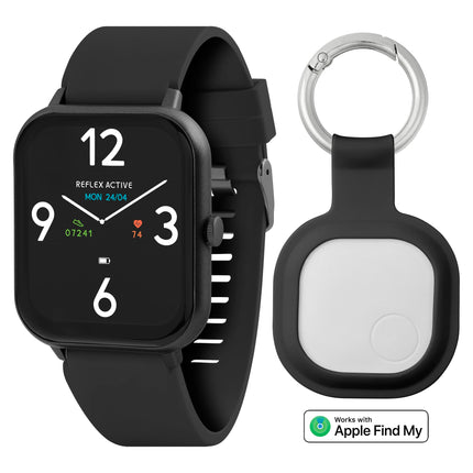 Reflex Active Series 17 4,6 cm IP67 veekindel must nutikell fitnesskõnedele ActiveTag esemete leidjaga kinkekomplekt