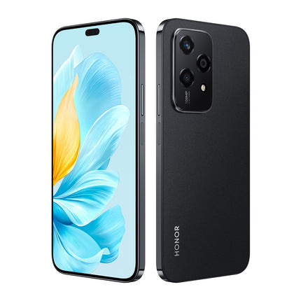 HONOR 200 Lite 5G nutitelefon 8+256GB, kolmekordne kaamera 108MP+5MP+2MP, MediaTek 6080, 6,7-tolline AMOLED ekraan, 3420Hz PMW hämardus, 4500mAh/kaks SIM-kaarti/NFC/GPS, MagicOS 8.0/Android 14 (saksakeelne versioon, must)