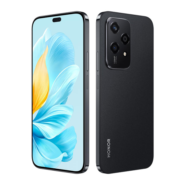 HONOR 200 Lite 5G nutitelefon 8+256GB, kolmekordne kaamera 108MP+5MP+2MP, MediaTek 6080, 6,7-tolline AMOLED ekraan, 3420Hz PMW hämardus, 4500mAh/kaks SIM-kaarti/NFC/GPS, MagicOS 8.0/Android 14 (saksakeelne versioon, must)