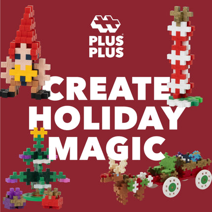 Plus-Plus 3973 Advent Calendar, Creative Building Blocks, 24 Doors + 1 Extra Door with Surprise, for Children Ages 5 and Up, Ingenious Construction Toy, Made in Denmark, 600