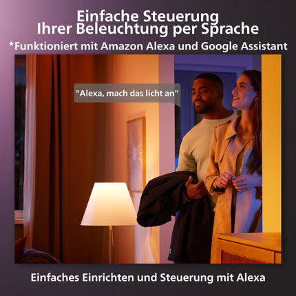 Philips Hue Festavia ketivalgustid, valge ja värviline meeleolu, hämardatavad, 250 mini-LED-i, 20 m pikkused, veekindlad, ühilduvad Amazon Alexaga (Echo ja Echo Dot)