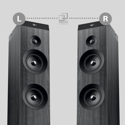 Energy Tower 7 True Wireless (100 W, meeleoluvalgus, ekraan, USB/MicroSD, Bluetooth, FM-raadio)
