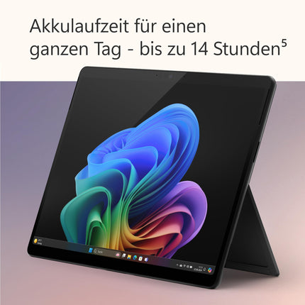 Microsoft Surface Pro (toiteadapter müüakse eraldi) | Copilot+ PC | 13-tolline OLED-puuteekraan | Snapdragon® X Elite (12 südamikku) | 16 GB RAM | 512 GB SSD | Uusim mudel, 11. väljaanne | Must