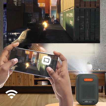 [Netflix HD sertifitseeritud ja Google TV] Formovie Xmingi esimese episoodi 4K kaasaskantav projektor Dolby Audio, Wi-Fi/Bluetoothi ​​ja eelinstallitud rakendustega (Netflix/Prime/Disney+)