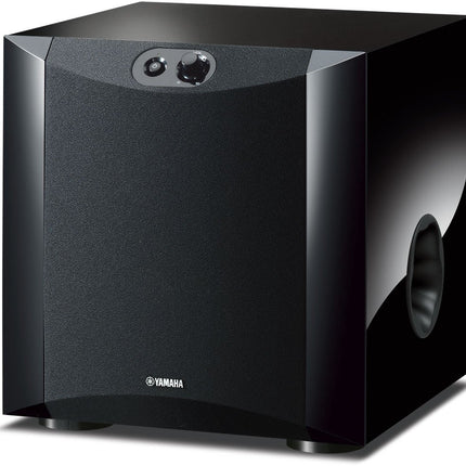 Yamaha NS-SW200 ettepoole suunatud subwoofer patenteeritud Twisted Flare Port bassreflekstoruga, must