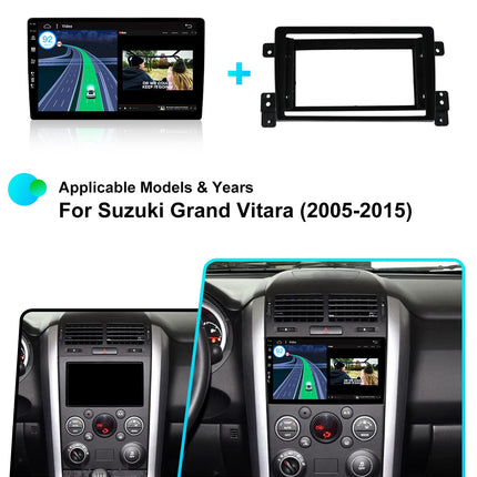 BXLIYER Android 14 IPS autoraadio sobib Suzuki Grand Vitarale (2005-2015) - sisseehitatud CarPlay Android Auto - TASUTA tahavaatekaamera - 2G+32G - 9-tolline 2 DIN-i ekraan - DSP DAB roolil juhtimine 4G kiire käivitus