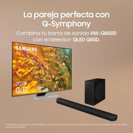 SAMSUNGi heliriba HW-Q800D/ZF 2024 - Dolby Atmos Wireless, Q-Symphony, 5.1.2 kanalit, SpaceFit Sound Pro ja ühildub häälassistentidega