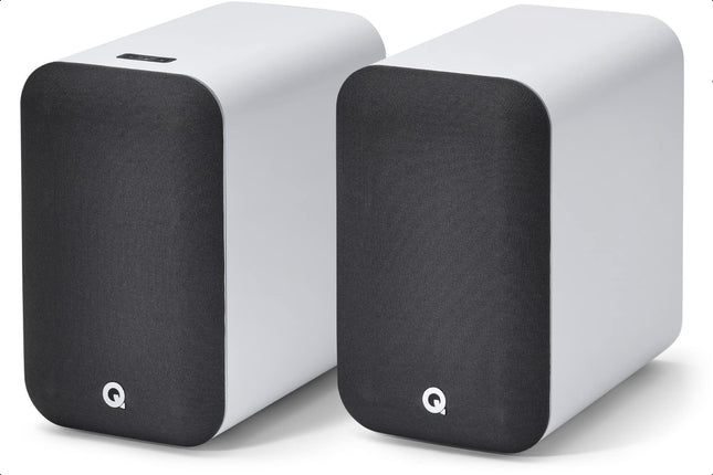 Q Acoustics M20 HD kõlar, juhtmevaba muusikasüsteem, riiulikõlarite paar, valge