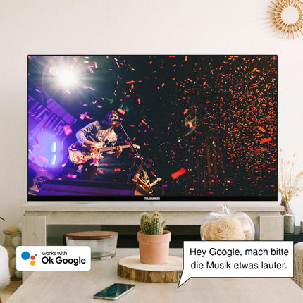 Telefunken XF43SN750S 43-tolline televiisor/nutiteler (Full HD, HDR, kolmekordne tuuner) – 6 kuud HD+ koos lisavarustusega.