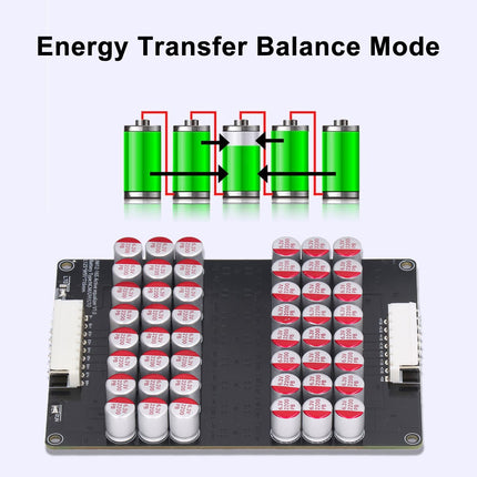 Annadue 12S kuni 16S aku aktiivekvalaiser, Lifepo4 liitium-lipo aku energia aktiivekvalaiser, 1,8 V kuni 4,5 V 0 kuni 5,5 A ekvalaiser Lifepo4 liitiumioonaku liitium-lipo plaat kaabliga LTO LPO LFP NCM jaoks