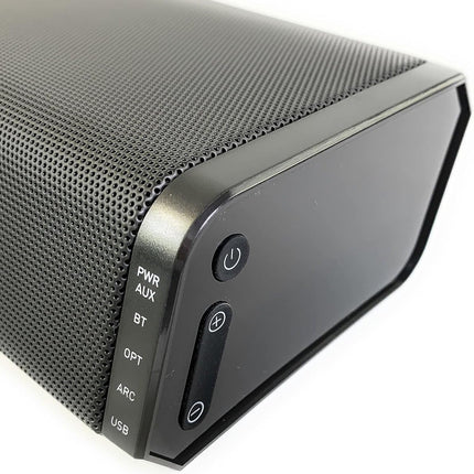 Grundig DSB 970 kõik-ühes heliriba integreeritud subwooferiga, õhuke disain, 2.1 kanaliga Dolby Atmos, 120 vatti muusikavõimsust, Bluetooth 4.2, HDMI (ARC), optiline ja Aux sisend, USB-port, must
