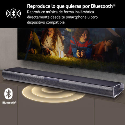 LG SQC4R 4.1 heliriba (220W) juhtmevaba subwooferi ja tagumiste kõlaritega (adaptiivne helijuhtimine, Bluetooth), must